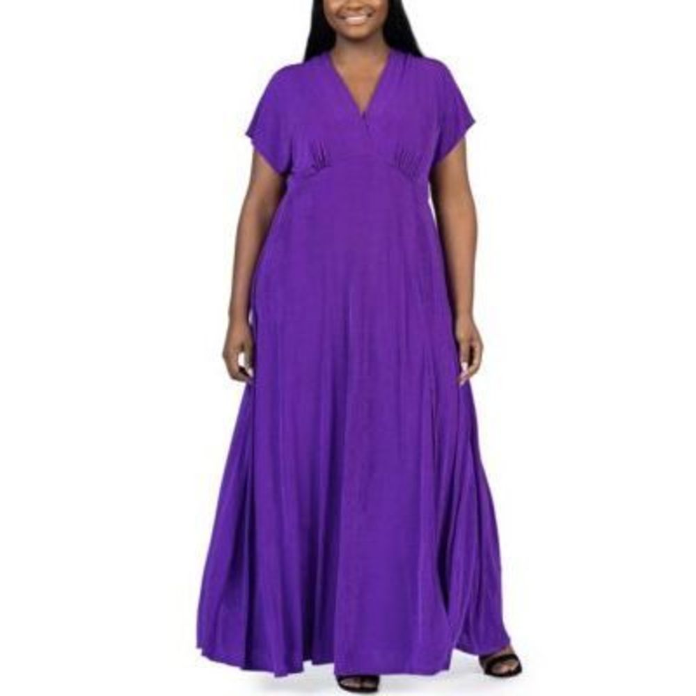 24seven Comfort Apparel 24seven Comfort Apparel Plus S Mauve 2X